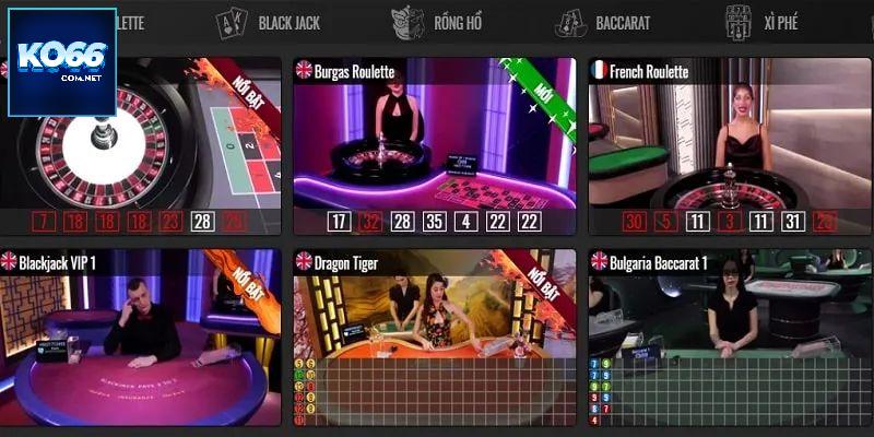 Kho game siêu phẩm tại casino online